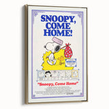 Snoopy, Come Home Vintage Movie Poster – Classic Motivational Art