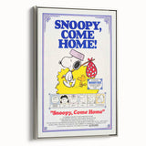 Snoopy, Come Home Vintage Movie Poster – Classic Motivational Art