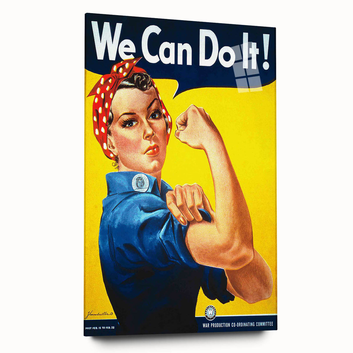 Vintage Motivational Poster - We Can Do It! Retro Art