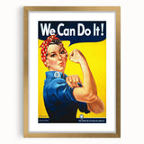 Vintage Motivational Poster - We Can Do It! Retro Art