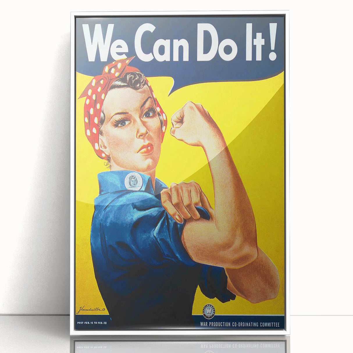 Vintage Motivational Poster - We Can Do It! Retro Art