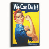 Vintage Motivational Poster - We Can Do It! Retro Art