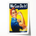 Vintage Motivational Poster - We Can Do It! Retro Art