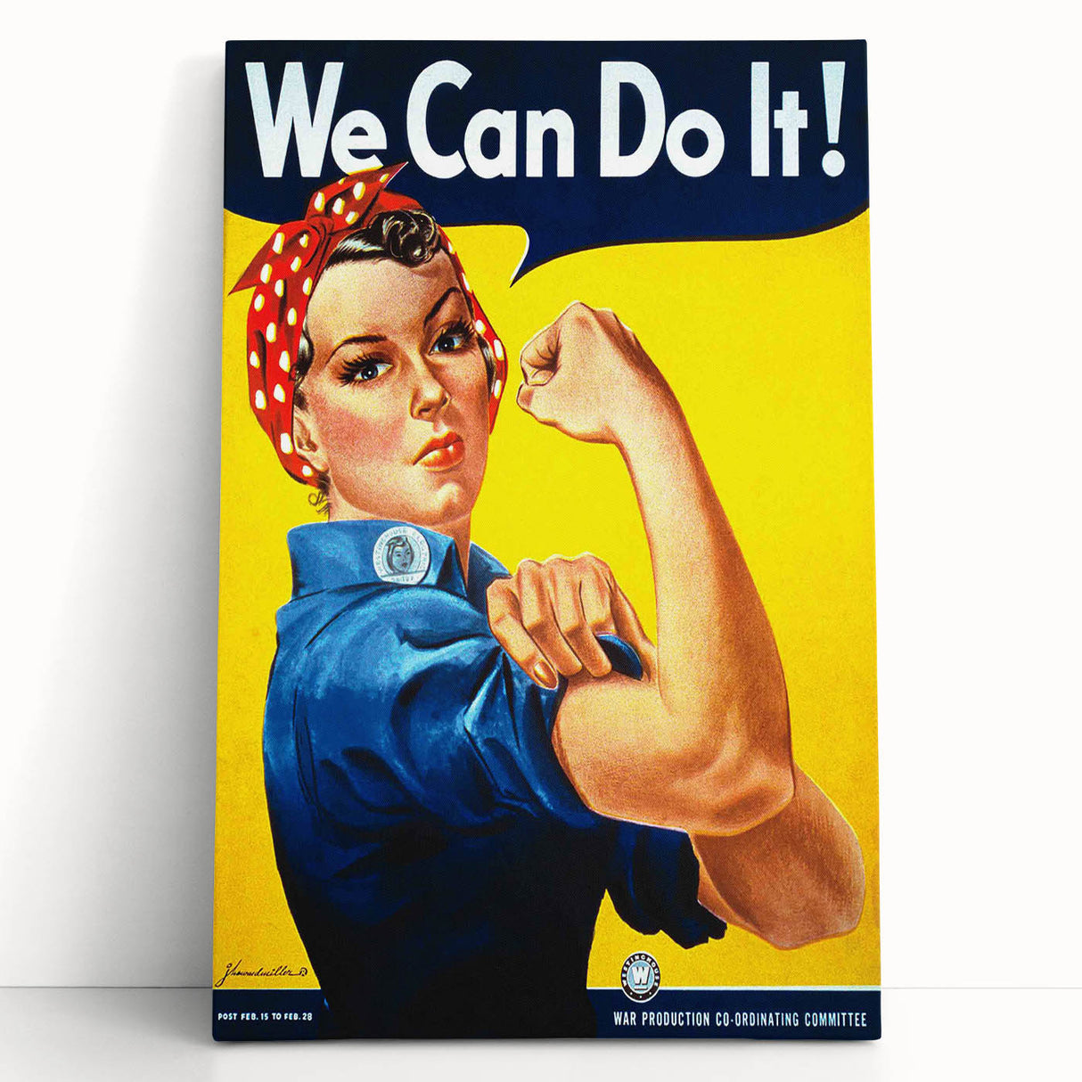 Vintage Motivational Poster - We Can Do It! Retro Art