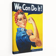 Vintage Motivational Poster - We Can Do It! Retro Art