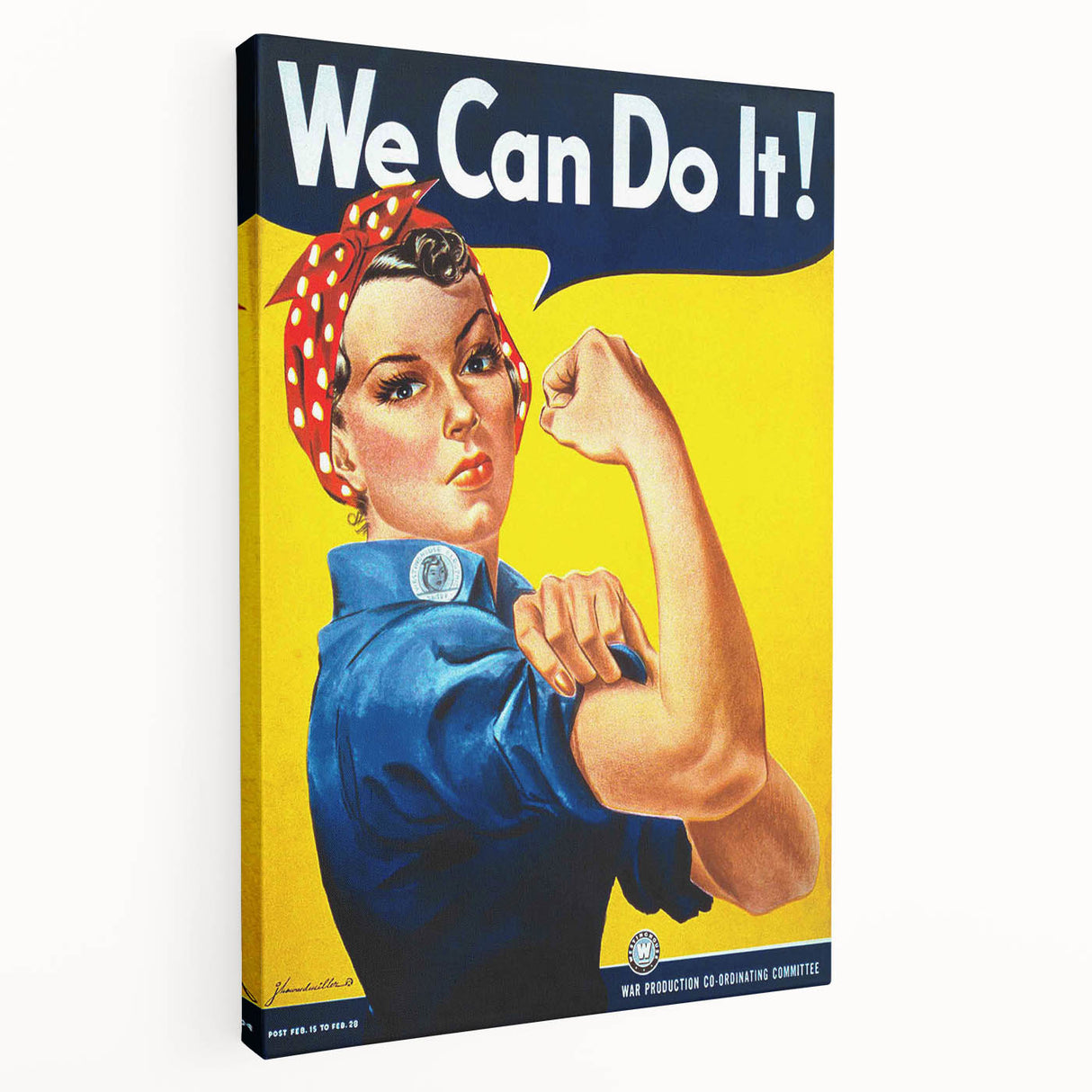 Vintage Motivational Poster - We Can Do It! Retro Art