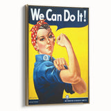 Vintage Motivational Poster - We Can Do It! Retro Art