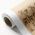 Vintage Portrait Art | Western Cowboys Sketch in Sepia Tone
