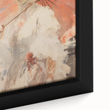 Elegant Vintage Portrait - Timeless Lady with Parasol Wall Art
