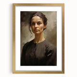 Classic Portrait Artwork - Timeless Vintage Woman Wall Art