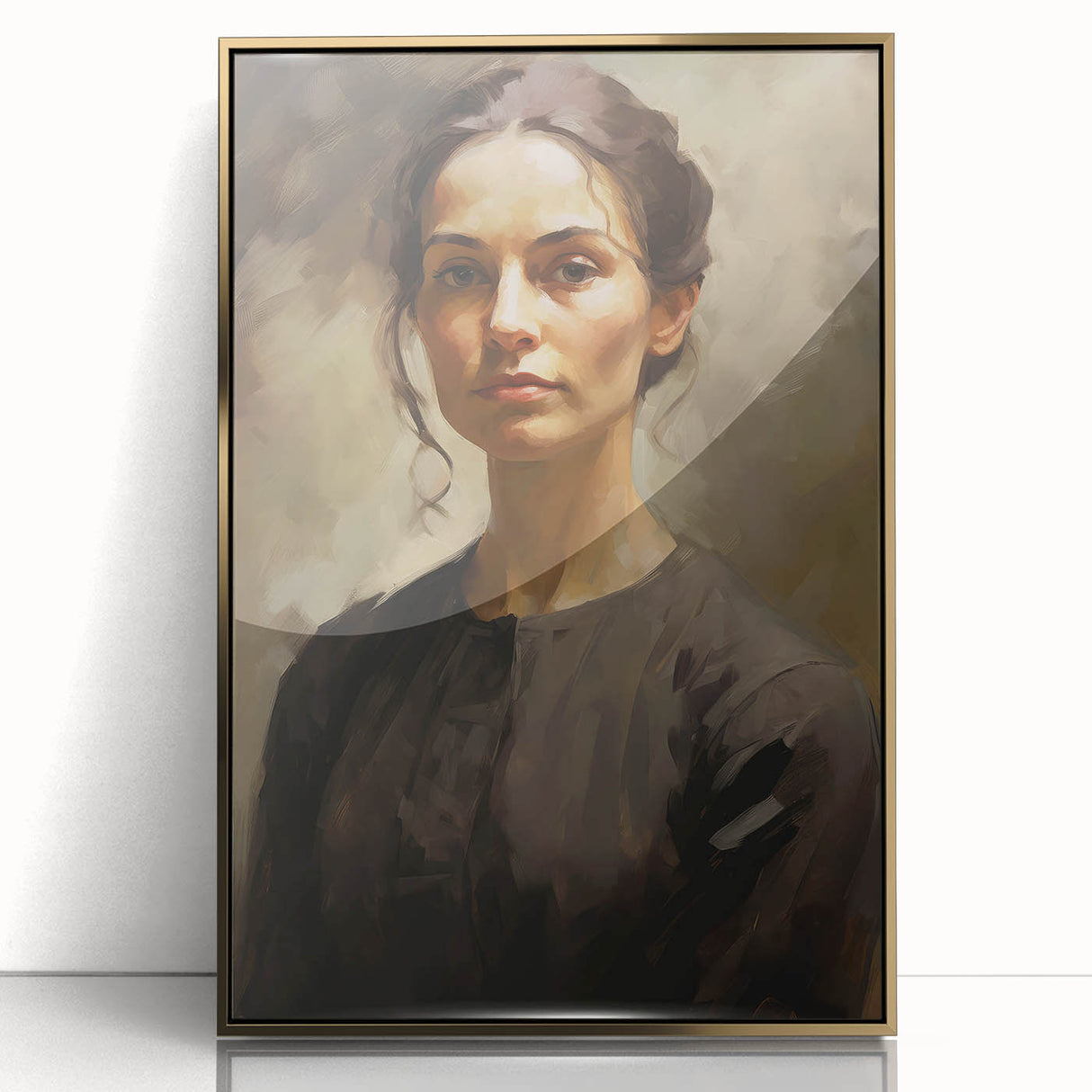 Classic Portrait Artwork - Timeless Vintage Woman Wall Art