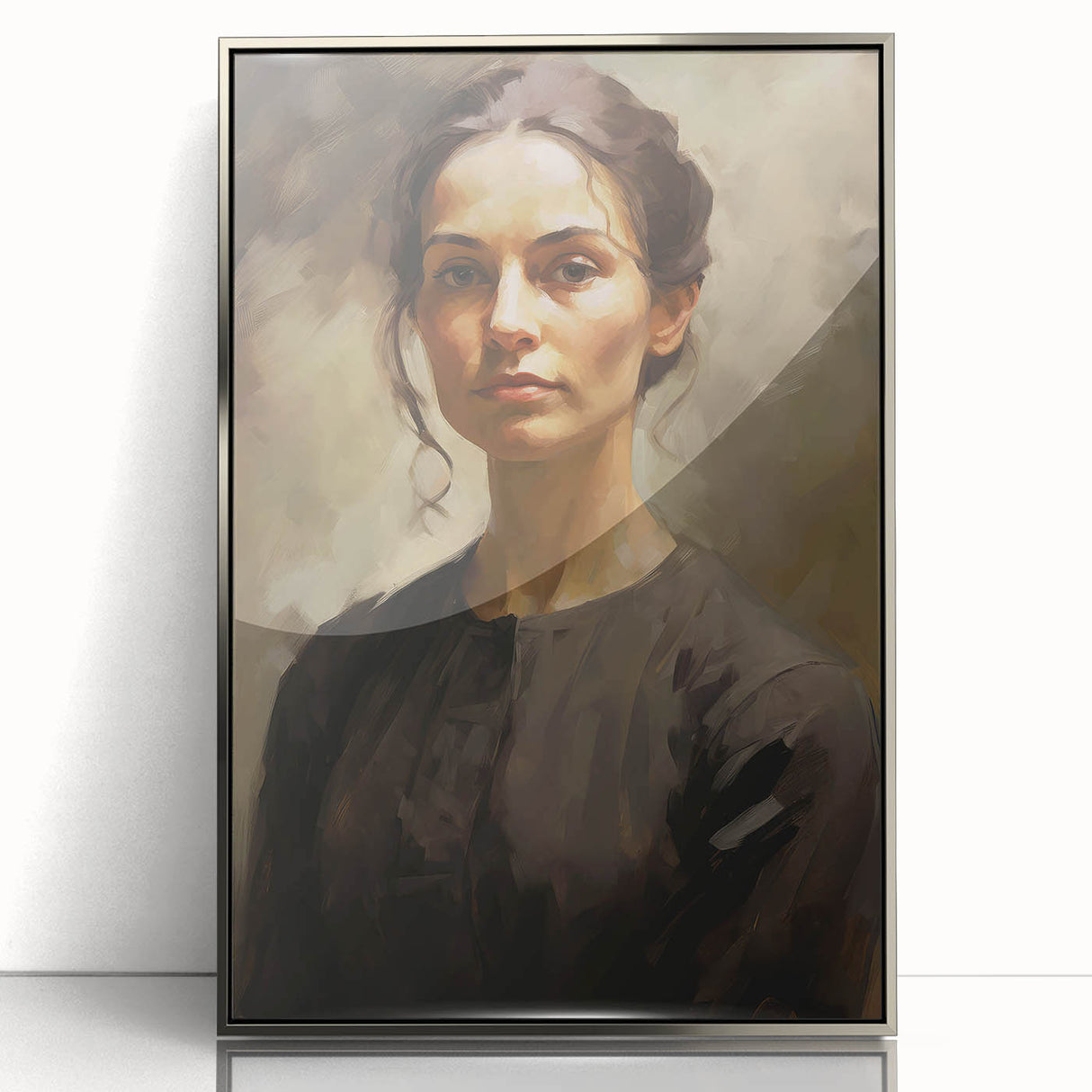 Classic Portrait Artwork - Timeless Vintage Woman Wall Art
