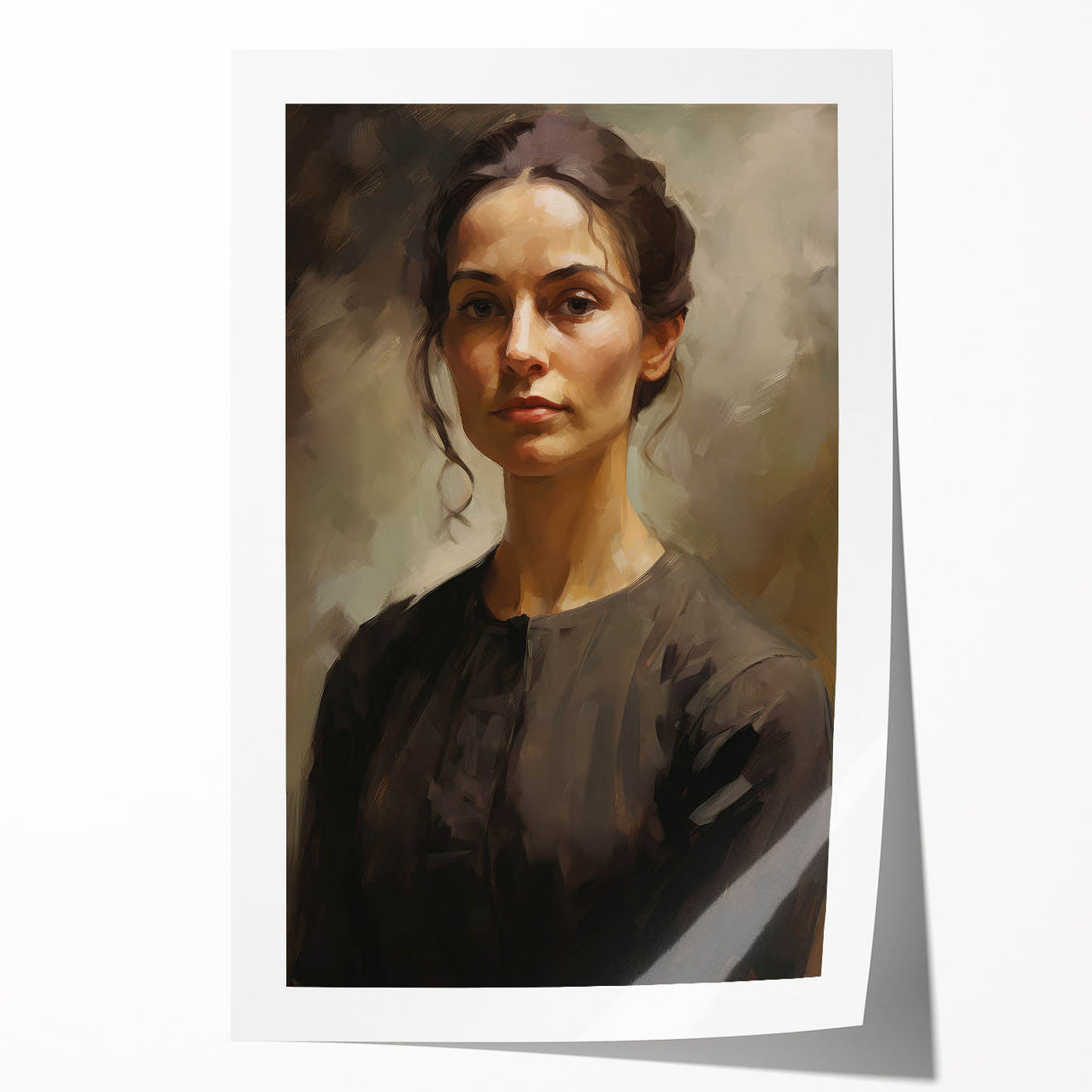 Classic Portrait Artwork - Timeless Vintage Woman Wall Art