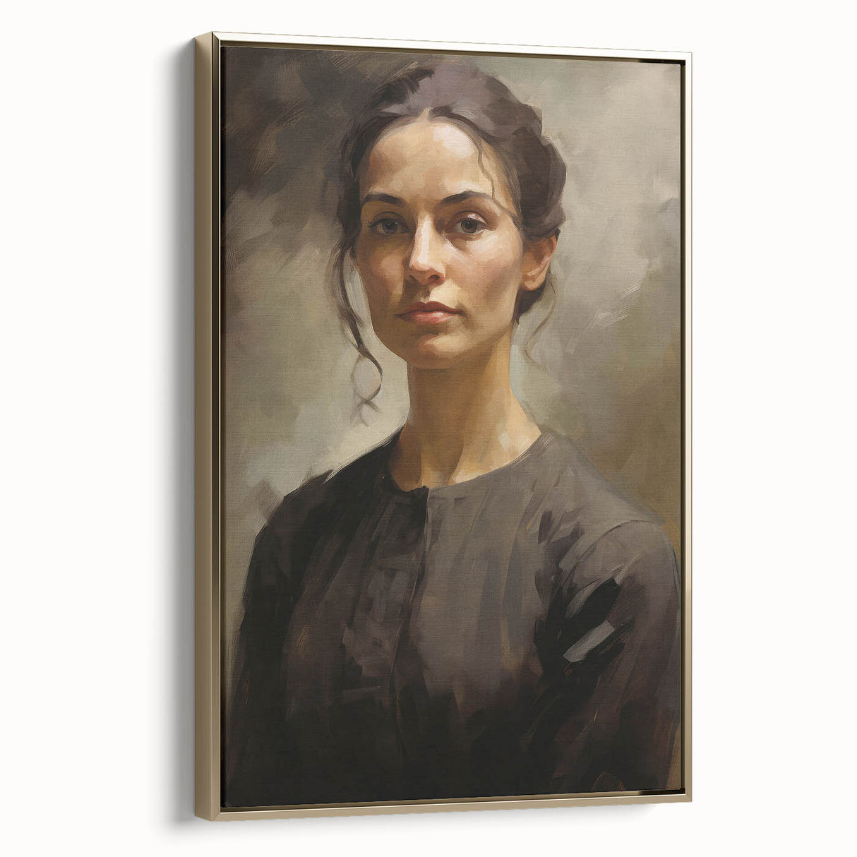 Classic Portrait Artwork - Timeless Vintage Woman Wall Art