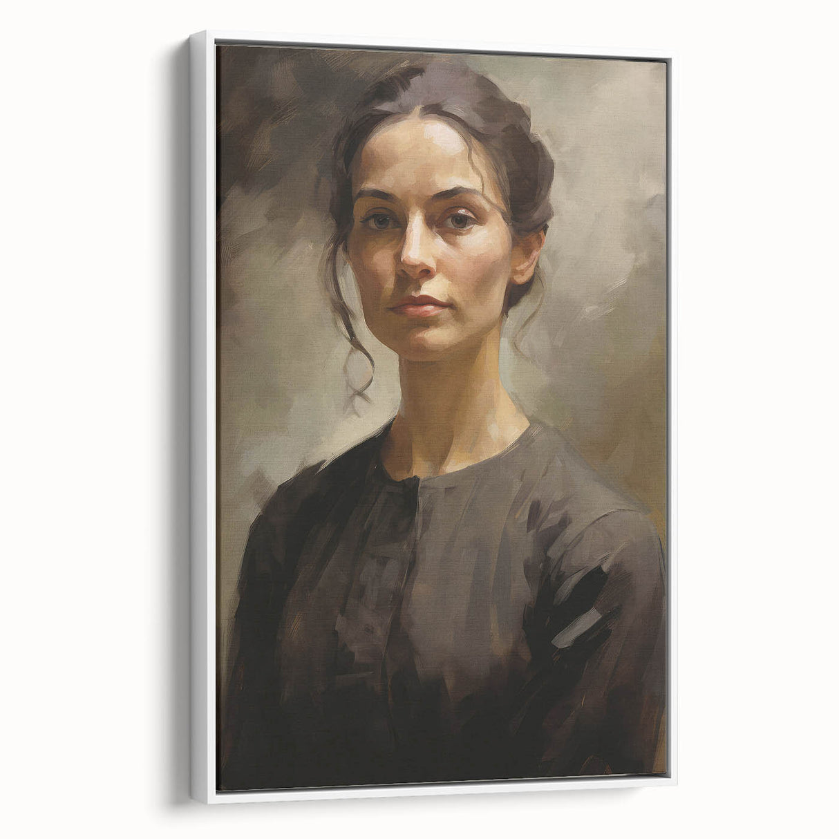 Classic Portrait Artwork - Timeless Vintage Woman Wall Art