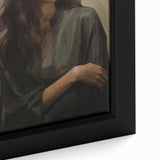 Classic Portrait Artwork - Timeless Woman in Deep Tones Wall Art