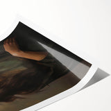 Classic Portrait Artwork - Timeless Woman in Deep Tones Wall Art