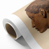Antique Portrait Prints - Classical Profile Study Vintage Art