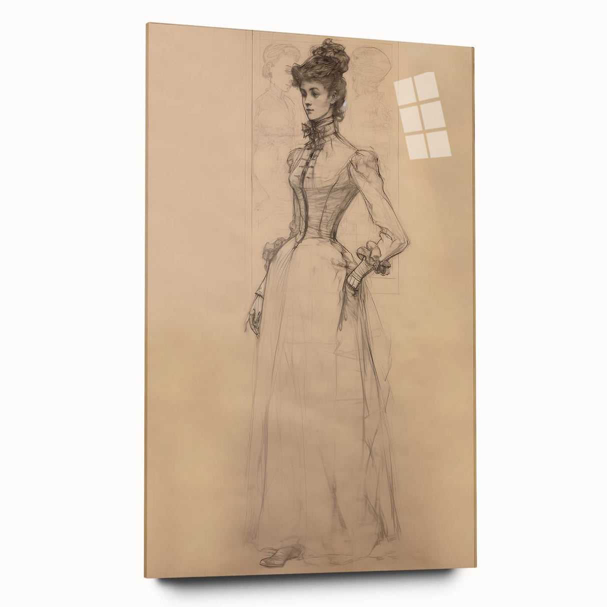 Antique Portrait Prints – Vintage Portrait Art in Elegant Sketch Style