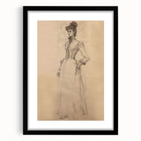 Antique Portrait Prints – Vintage Portrait Art in Elegant Sketch Style