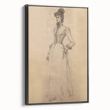 Antique Portrait Prints – Vintage Portrait Art in Elegant Sketch Style