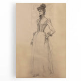 Antique Portrait Prints – Vintage Portrait Art in Elegant Sketch Style