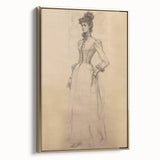 Antique Portrait Prints – Vintage Portrait Art in Elegant Sketch Style