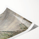 Classic Portrait Artwork - Elegant Lady in White Victorian Dress