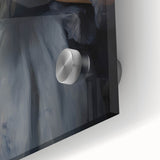 Classic Portrait Artwork - Woman in Blue Holding Glass Vase