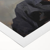Vintage Portrait Art – Reflective Elder Canvas Print