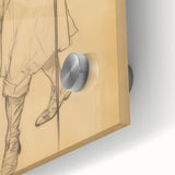 Antique Portrait Prints - Military Gentleman Sketch Art Canvas