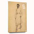 Antique Portrait Prints - Military Gentleman Sketch Art Canvas