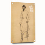 Antique Portrait Prints - Military Gentleman Sketch Art Canvas