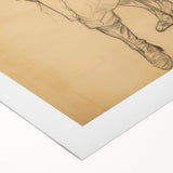 Antique Portrait Prints - Military Gentleman Sketch Art Canvas