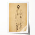 Antique Portrait Prints - Military Gentleman Sketch Art Canvas
