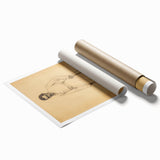 Antique Portrait Prints - Military Gentleman Sketch Art Canvas