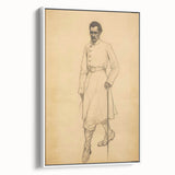 Antique Portrait Prints - Military Gentleman Sketch Art Canvas