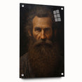 Antique Portrait Prints - Rugged Bearded Man Vintage Canvas Art