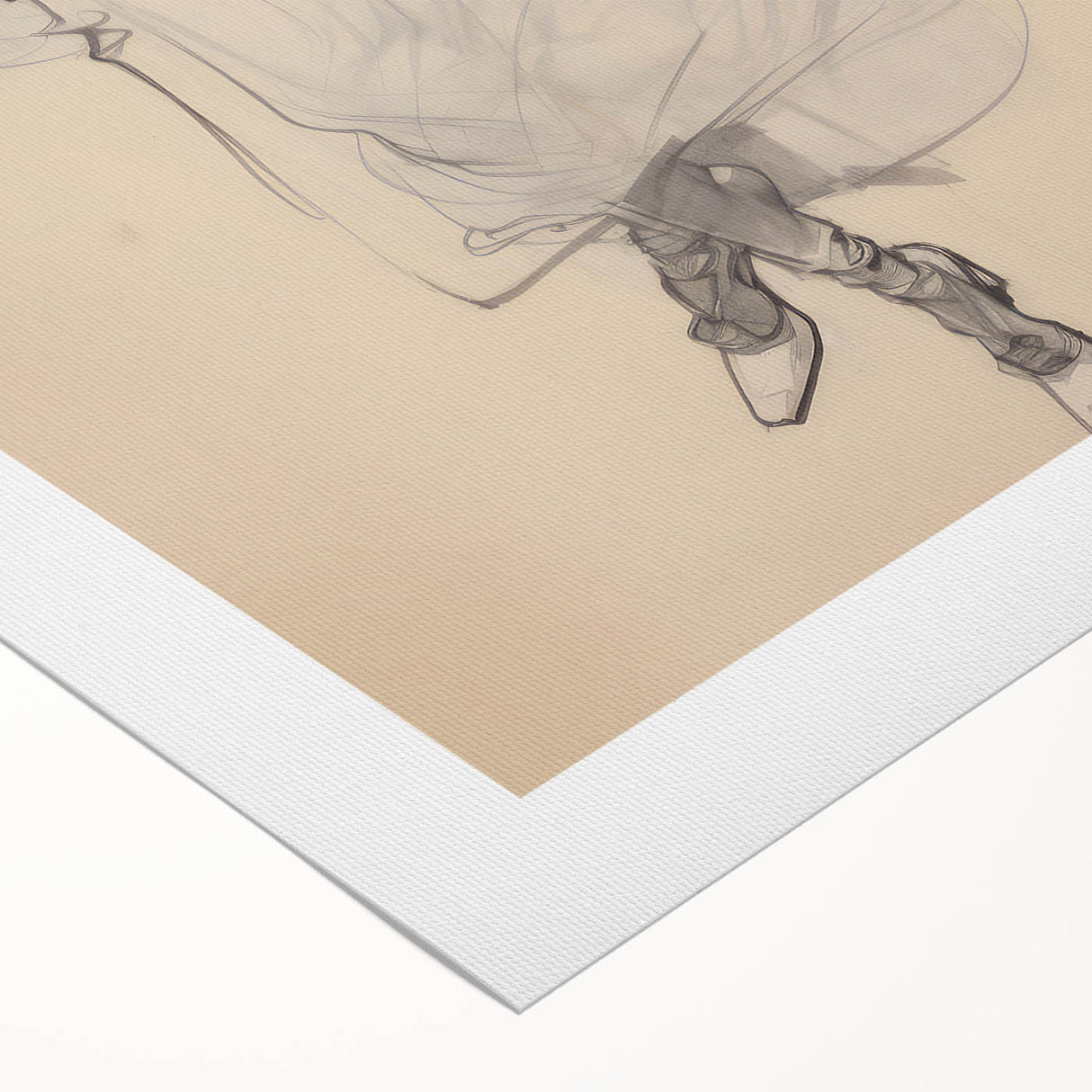 Retro Portrait Canvas – Vintage Sketch of Classic Fashion Elegance