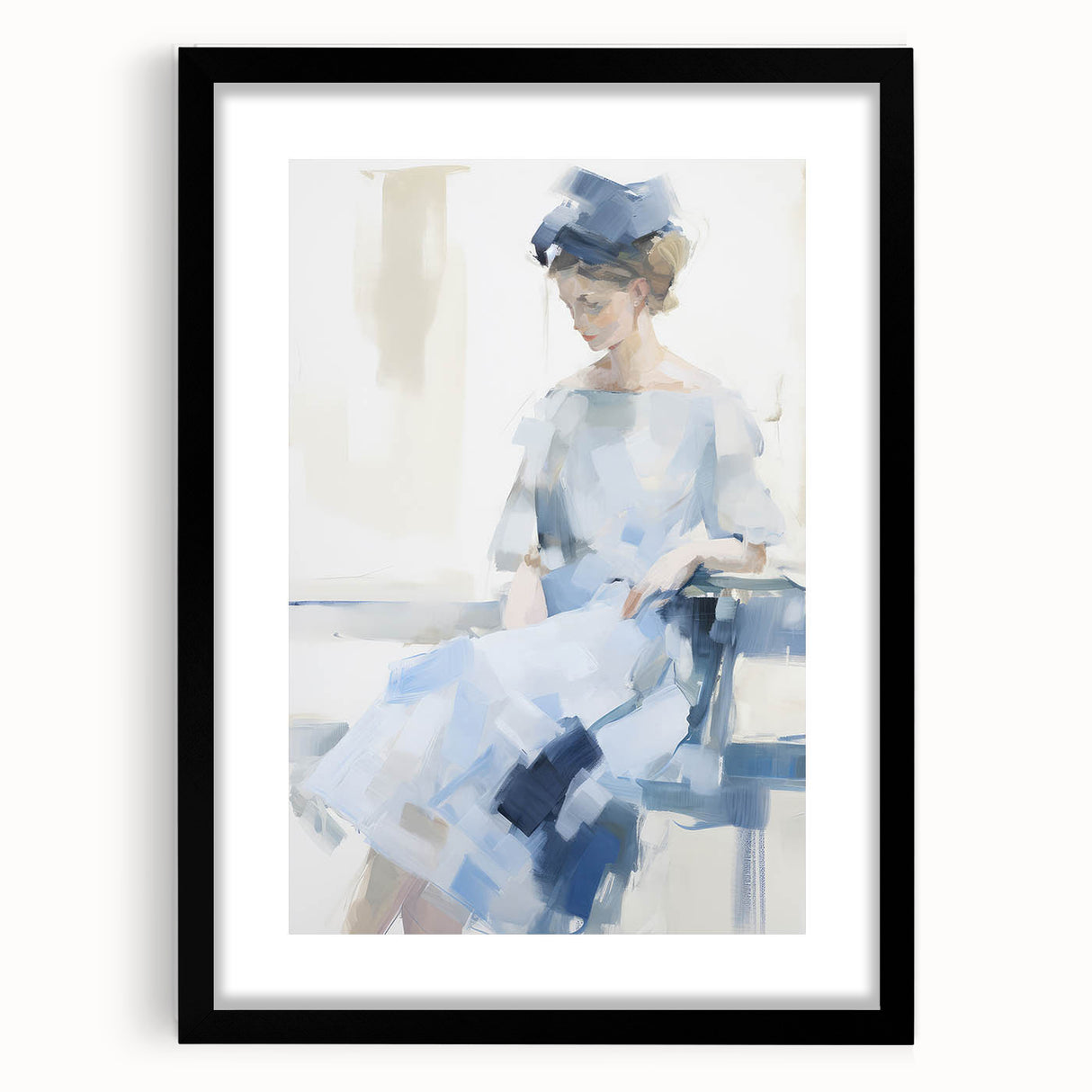 Classic Portrait Artwork – Vintage Impressionist Wall Art Print