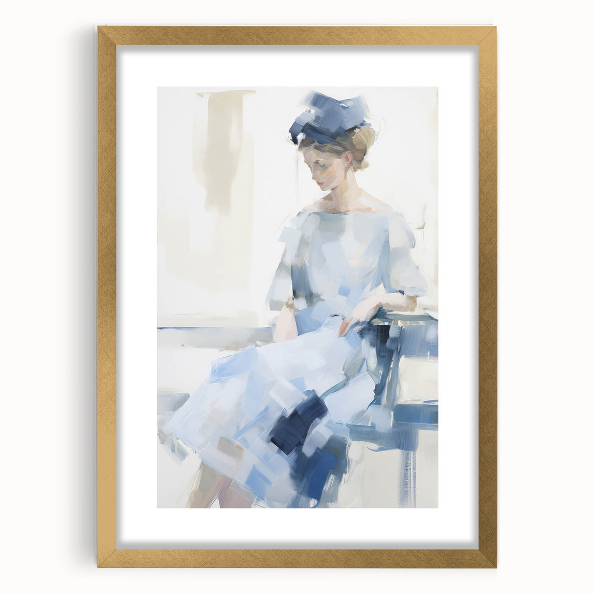 Classic Portrait Artwork – Vintage Impressionist Wall Art Print