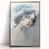 Vintage Portrait Art – Elegant Retro-Inspired Wall Art Print