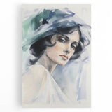 Vintage Portrait Art – Elegant Retro-Inspired Wall Art Print