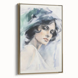 Vintage Portrait Art – Elegant Retro-Inspired Wall Art Print
