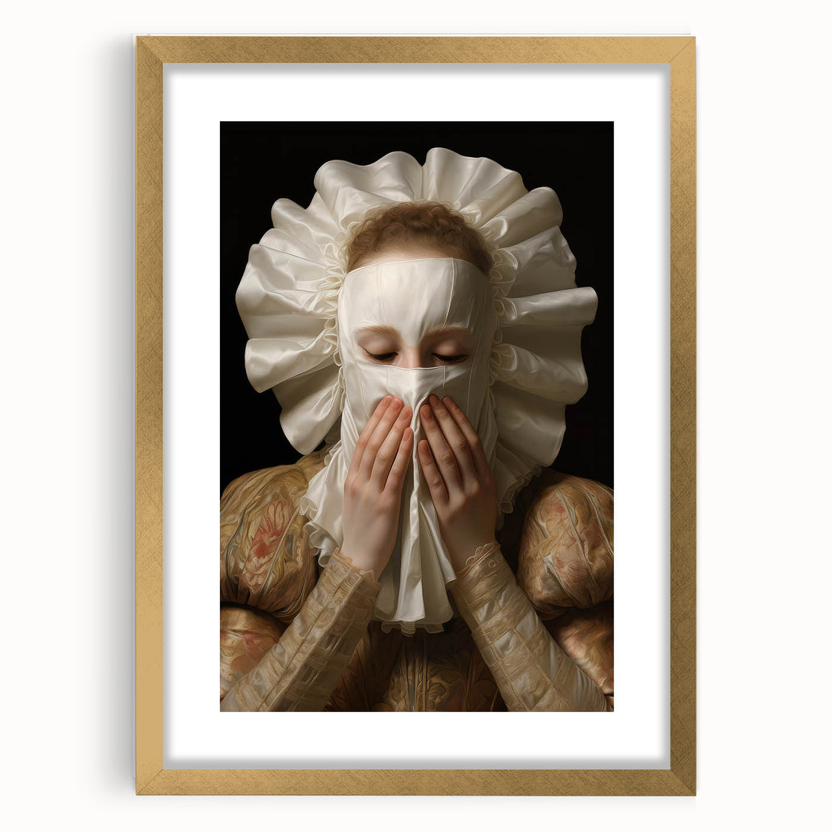 Antique Portrait Prints – Mysterious Vintage Renaissance Artwork