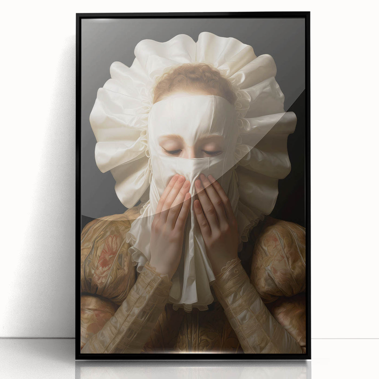 Antique Portrait Prints – Mysterious Vintage Renaissance Artwork