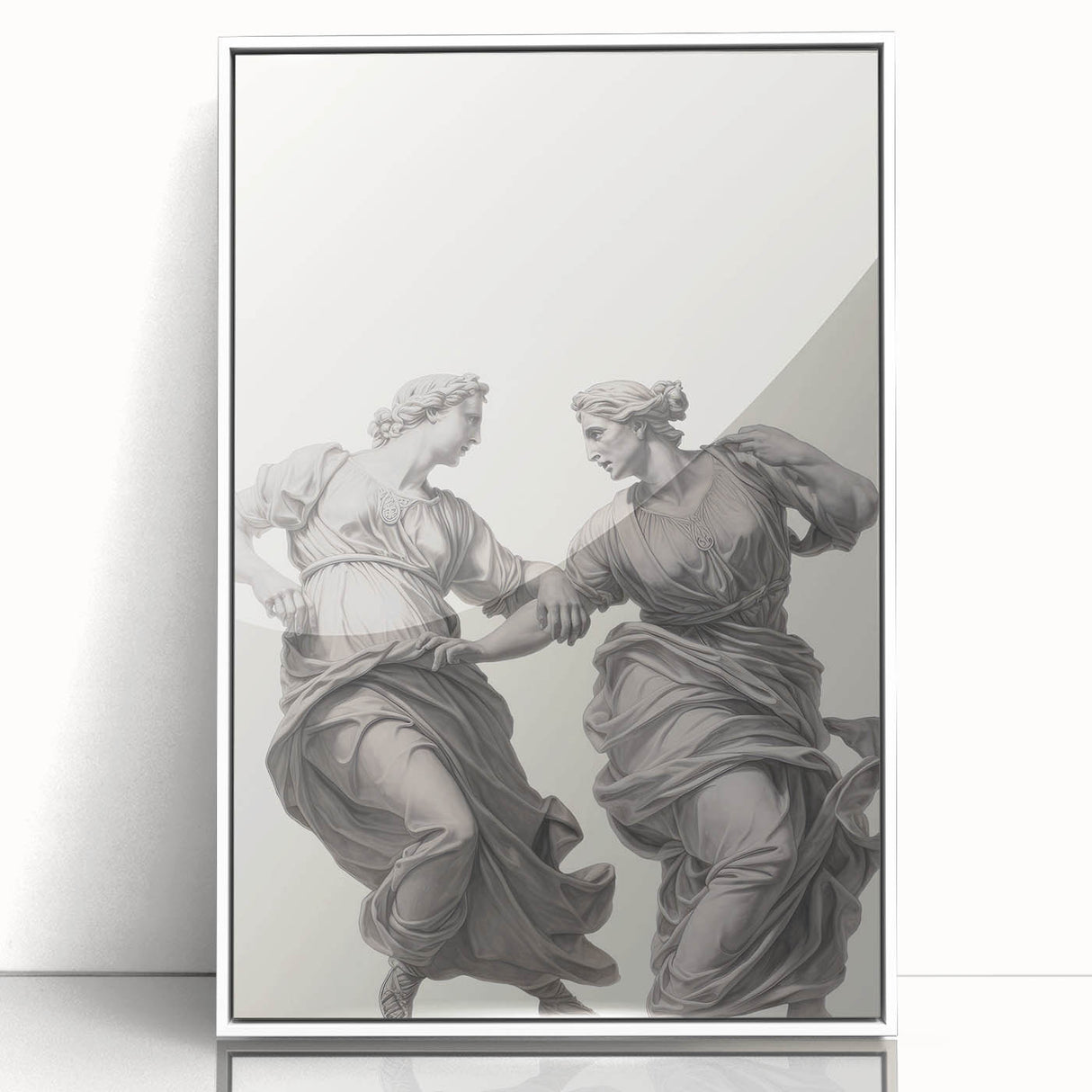 Classic Portrait Artwork – Vintage Greco-Roman Wall Art Print