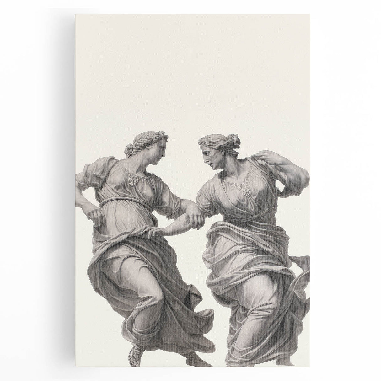 Classic Portrait Artwork – Vintage Greco-Roman Wall Art Print
