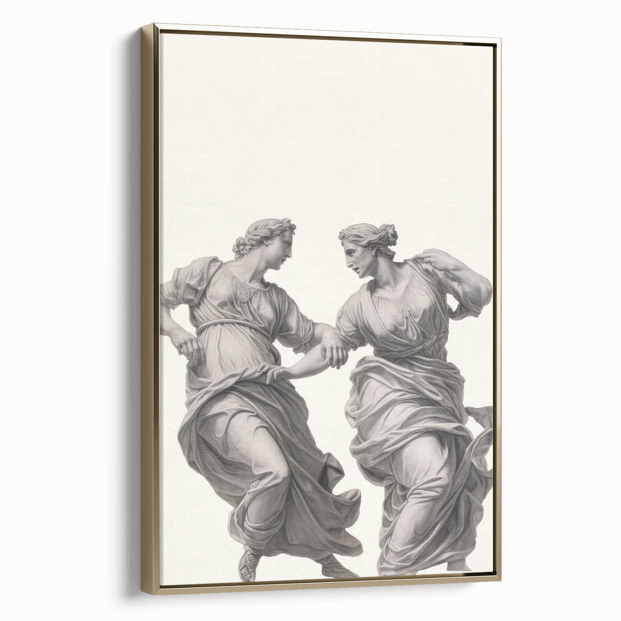 Classic Portrait Artwork – Vintage Greco-Roman Wall Art Print