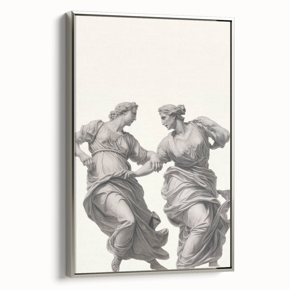 Classic Portrait Artwork – Vintage Greco-Roman Wall Art Print